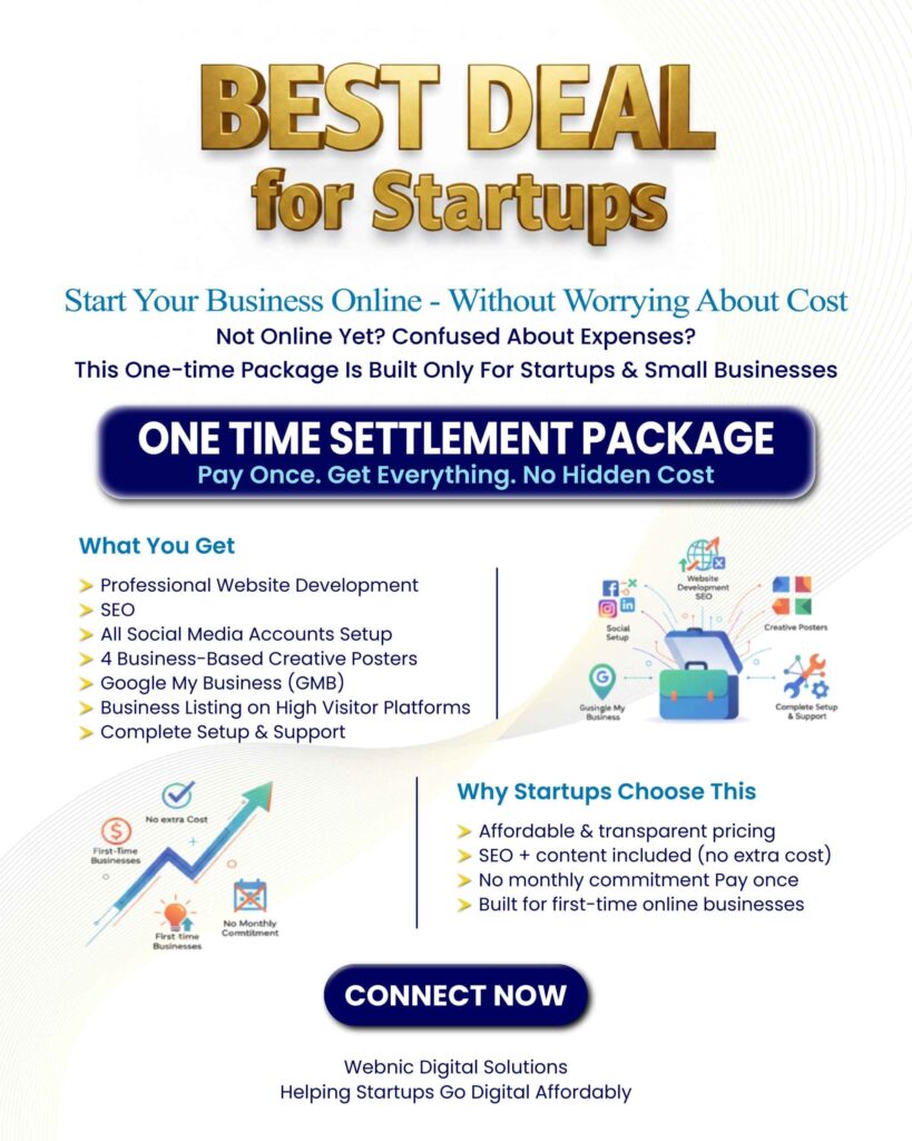 best deals for startups - webnic