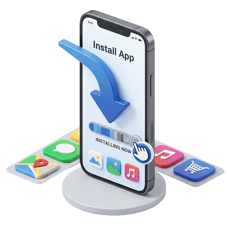 App Install Campaigns icon - webnic