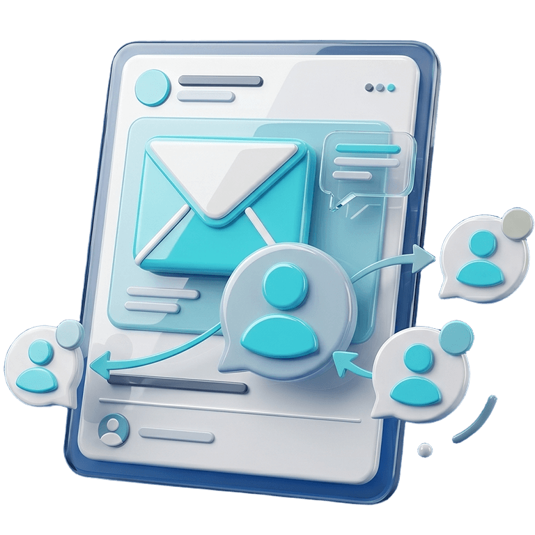 Message Ads (InMail) icon - mail
