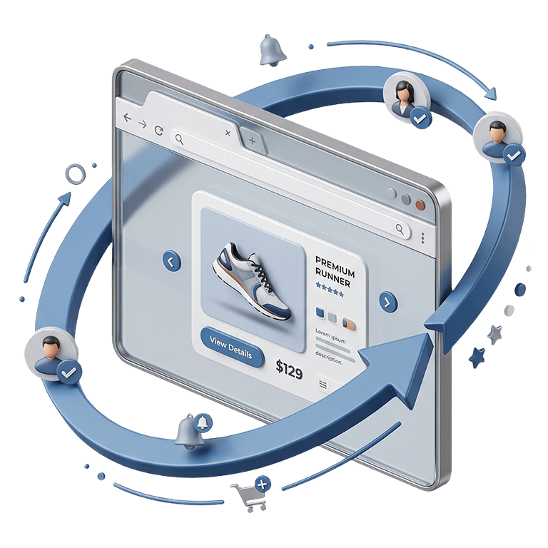 Remarketing & Retargeting Campaigns icon - webnic