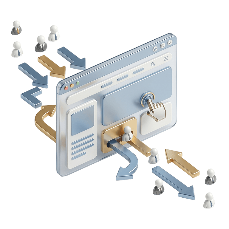 Website Traffic Campaigns icon - webnic