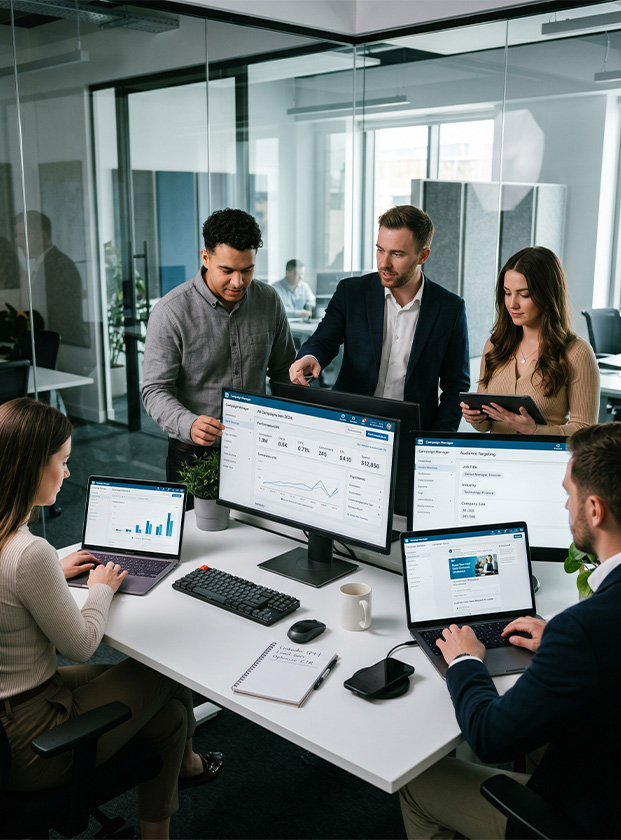 Team LinkedIn ad 621x840 - webnic