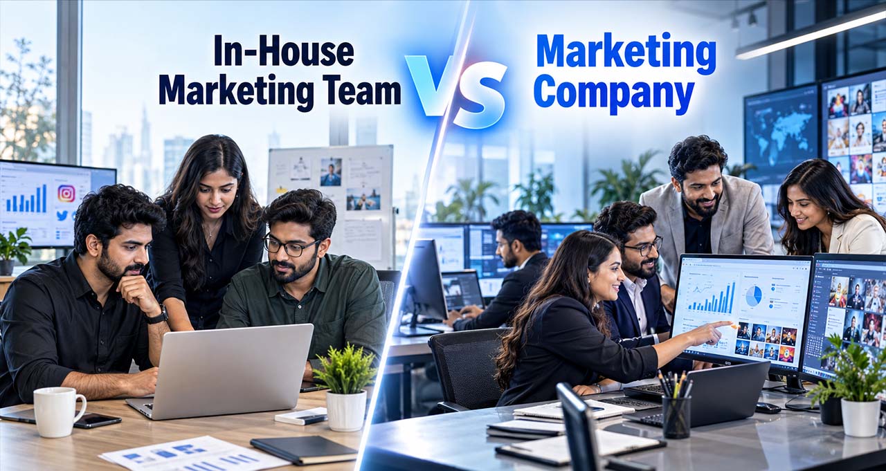 In-House Marketing Team vs Marketing Company: Which Is Better for Your Business? | Webnic Digital Solutions